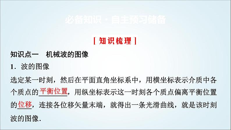 粤教版高中物理选择性必第一册第3章第2节机械波的描述课件03