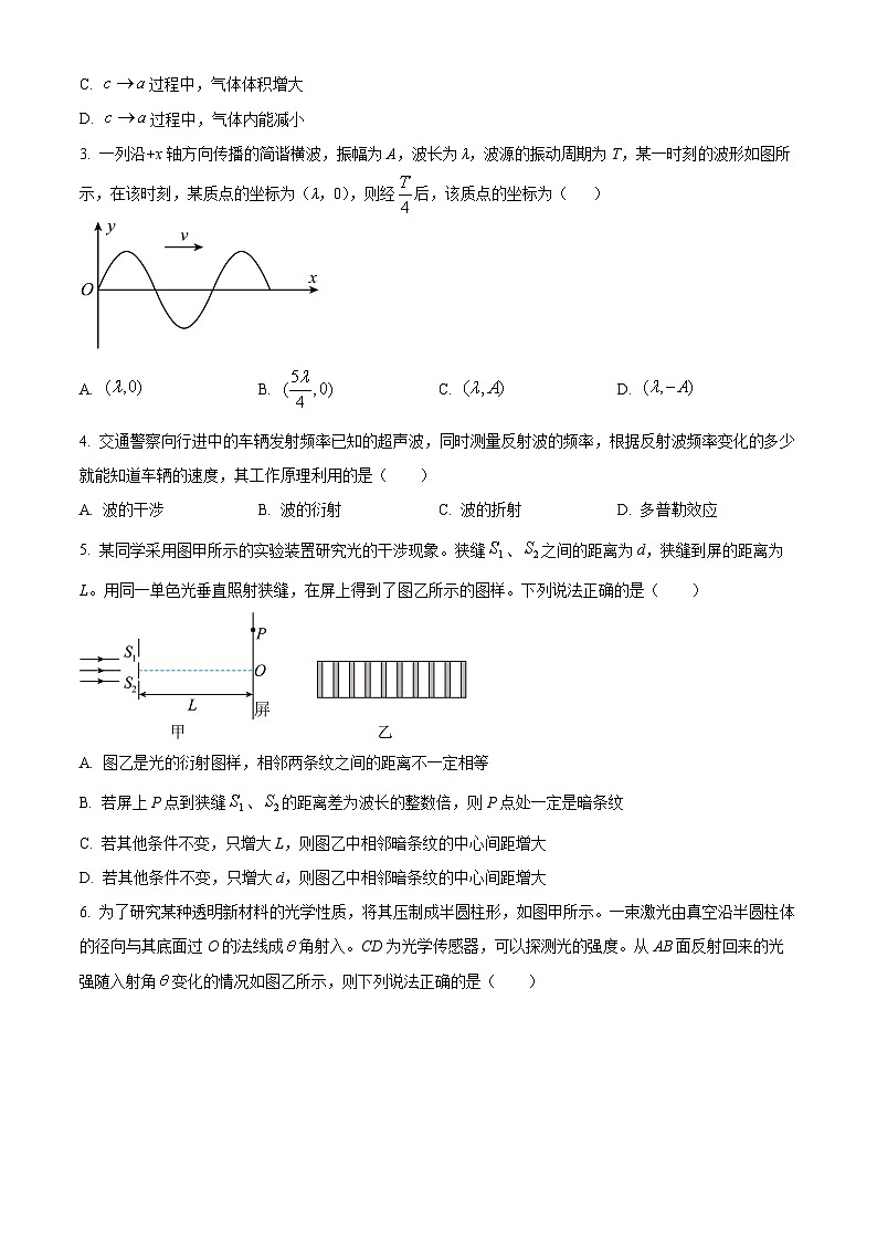 陕西省渭南市大荔县2023-2024学年高二下学期期末质量检测物理试卷(原卷版)第2页