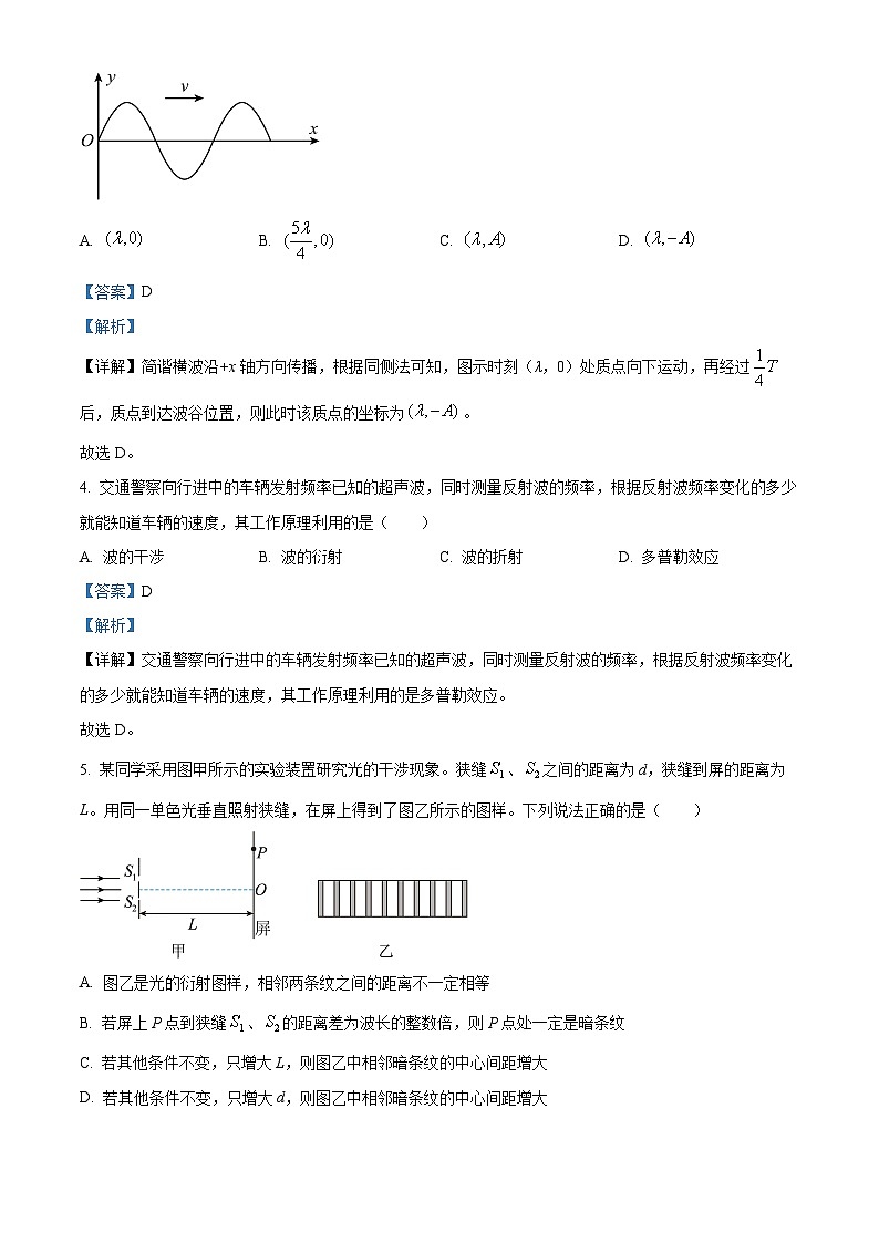 陕西省渭南市大荔县2023-2024学年高二下学期期末质量检测物理试卷(解析版)第3页