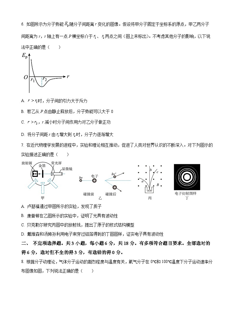 山西省朔州市懷仁市大地學(xué)校高中部2023-2024學(xué)年高二下學(xué)期7月期末考試物理試題（Word版附解析）第3頁