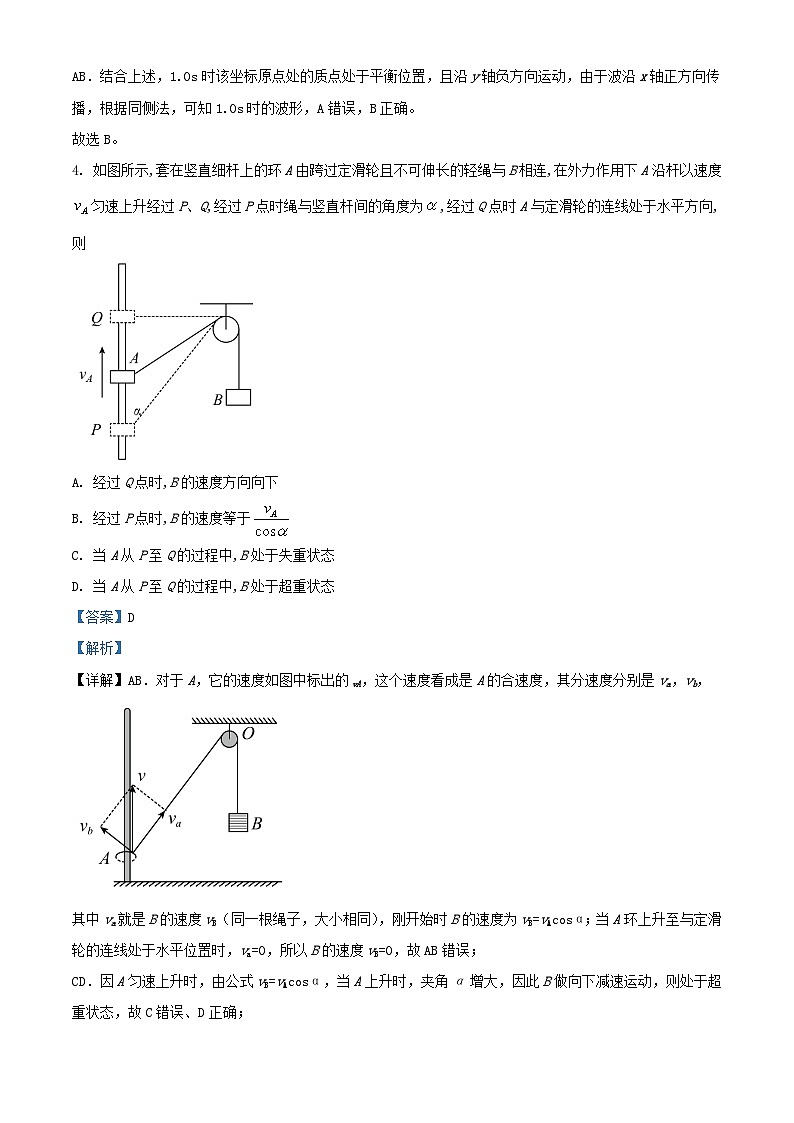 辽宁省锦州市2022_2023学年高三物理上学期期末试题含解析第3页