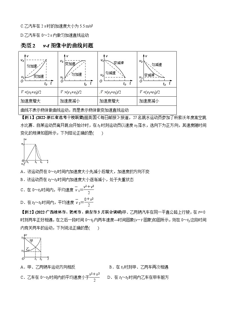 高考物理一轮复习专题02运动学图像、多过程运动模型及追击相遇(原卷版+解析)第3页