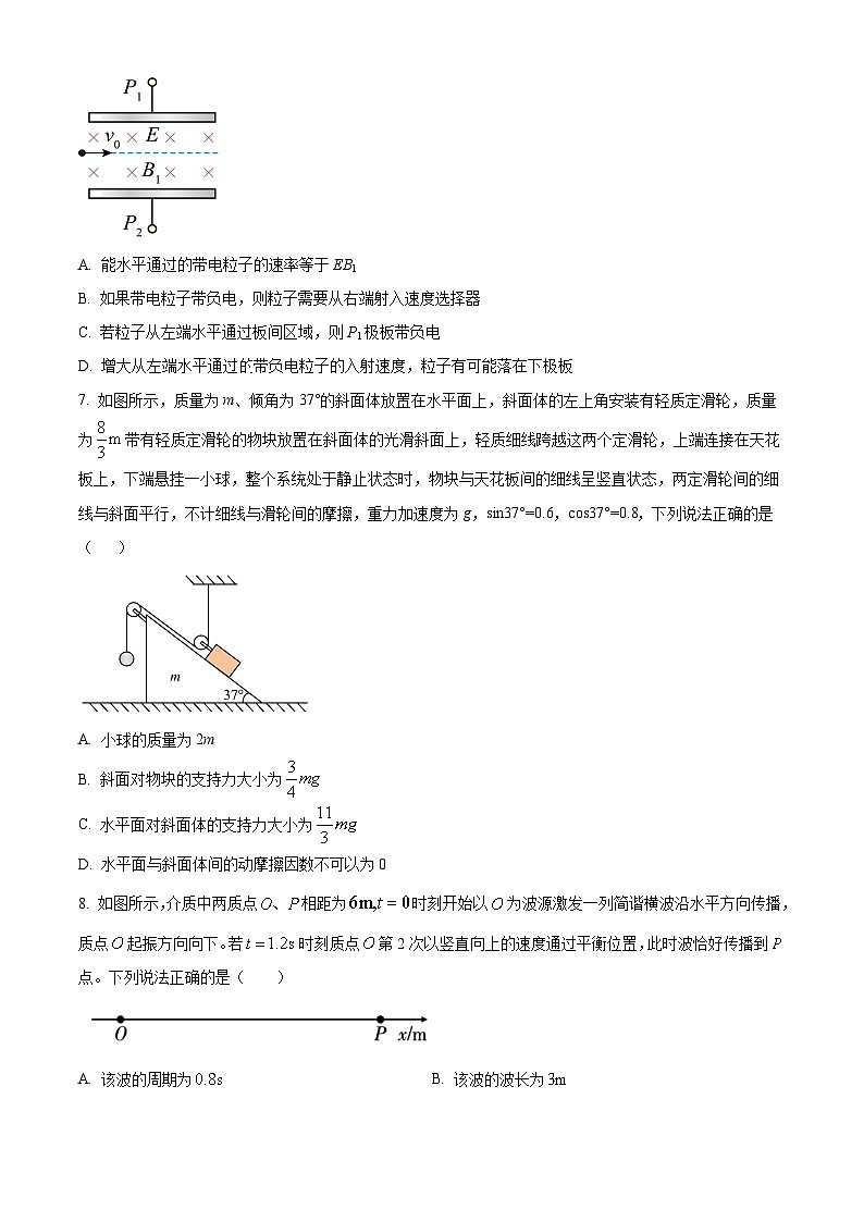 湖北省武汉市硚口区2024-2025学年高三上学期起点考试(7月质量检测)物理试卷(7月质量检测+7月质量检测)03