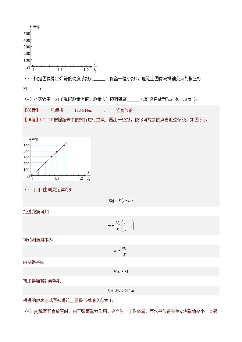 实验特训2 探究弹簧弹力与形变量的关系(原卷版)-2025高考物理一轮新题型综合特训(上海专用)第3页