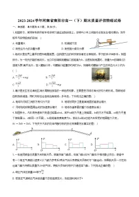 2023-2024学年河南省南阳市高一（下）期末质量评估物理试卷（含答案）