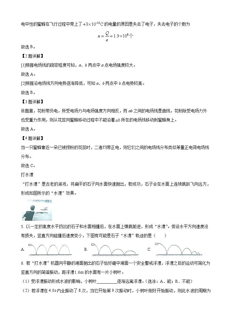 上海市华东师范大学第二附属中学2024-2025学年高二上学期开学考试物理试卷(解析版)第2页