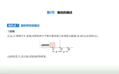 鲁科版高中物理选择性必修第一册第2章机械振动第2节振动的描述课件