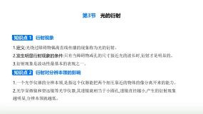 鲁科版 (2019)选择性必修 第一册第3节 光的衍射示范课ppt课件