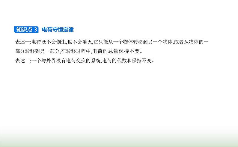 人教版(江苏专用)高中物理必修第三册第九章静电场及其应用1电荷课件第4页