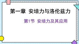 新鲁科版选择性必修第二册 1.1安培力及其应用课件 课件