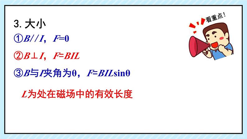 新鲁科版选择性必修第二册 1.1安培力及其应用课件 课件第8页