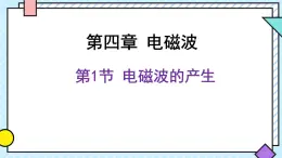 新鲁科版选择性必修第二册 4.1电磁波的产生课件 课件