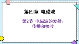 新鲁科版选择性必修第二册 4.2电磁波的发射、传播和接收课件 课件