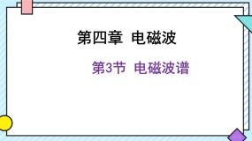 高中物理鲁科版 (2019)选择性必修 第二册第3节 电磁波谱试讲课课件ppt