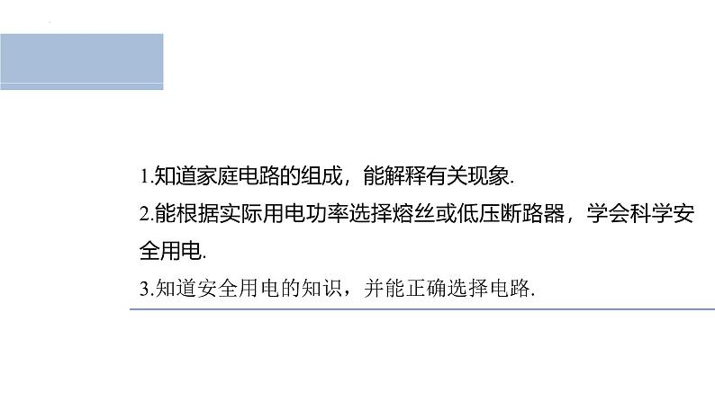 沪科版2020上海高二物理必修第三册 10.8家庭电路(课件)第2页
