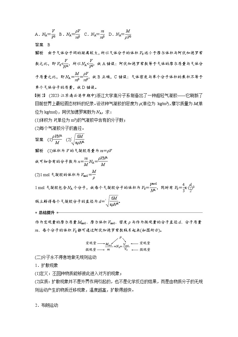 高考物理一轮复习讲义第15章第1课时 分子动理论 内能 固体和液体(教师版)第3页