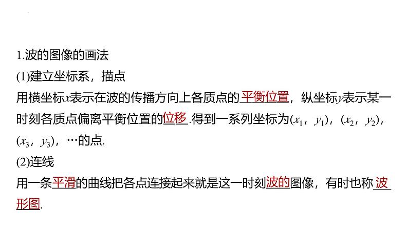 沪科版2020上海高二物理选修一 3.2机械波的描述(课件)04