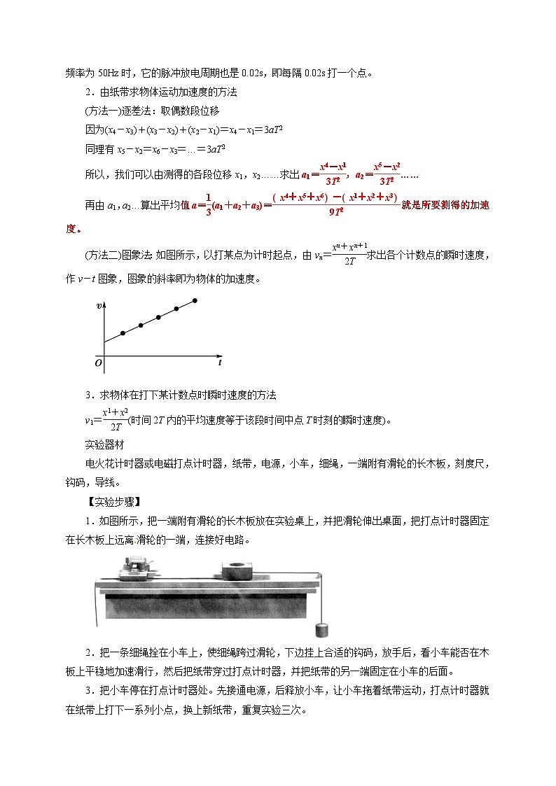 高考物理一轮复习考点精讲精练第36讲 物理实验(一)(2份打包,原卷版+解析版)02
