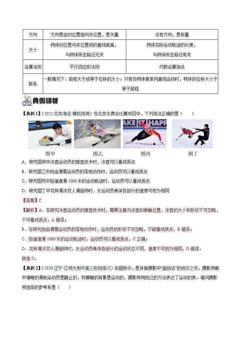 新高考物理一轮复习重难点练习专题01 运动的描述(解析版)第2页