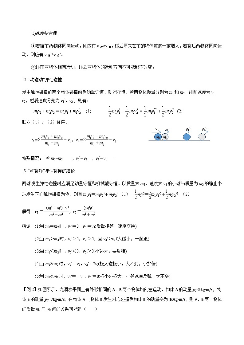 新高考物理一轮复习分层提升练习专题37 动量守恒定律、在碰撞问题中应用动量守恒定律(2份打包,原卷版+解析版)03