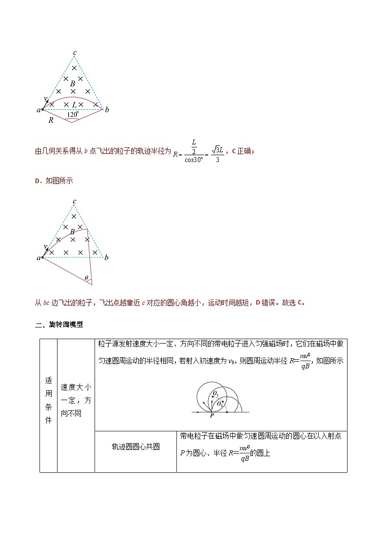 新高考物理一轮复习分层提升练习专题58 放缩圆、旋转圆、平移圆和磁聚焦模型在磁场中的应用(2份打包,原卷版+解析版)03