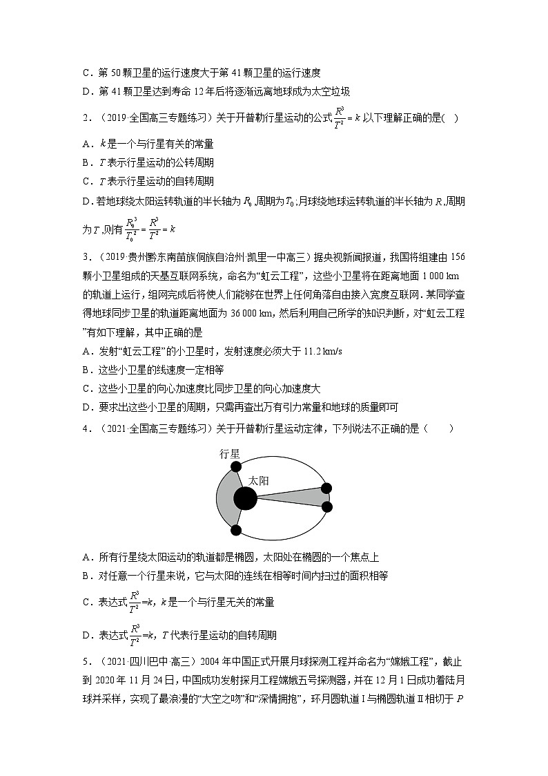 新高考物理一轮复习易错题练习——易错点10 万有引力与航天(2份打包,原卷版+含解析)03