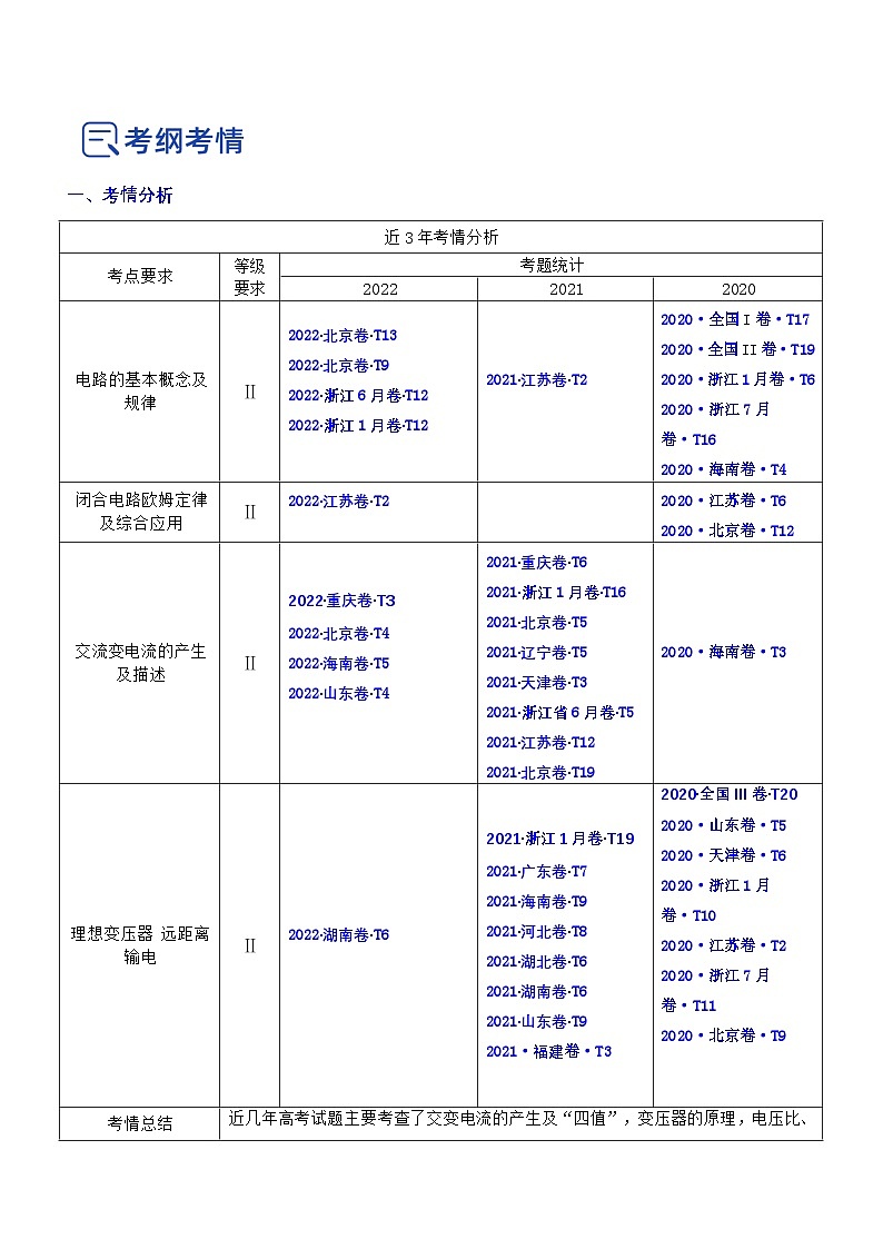 新高考物理二轮复习讲与练专题4.1 直流电路和交变电流(讲)(原卷版)第3页