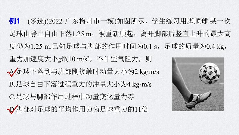 新高考物理二轮复习讲义课件 第1部分 专题2 第7讲 动量(含解析)第8页
