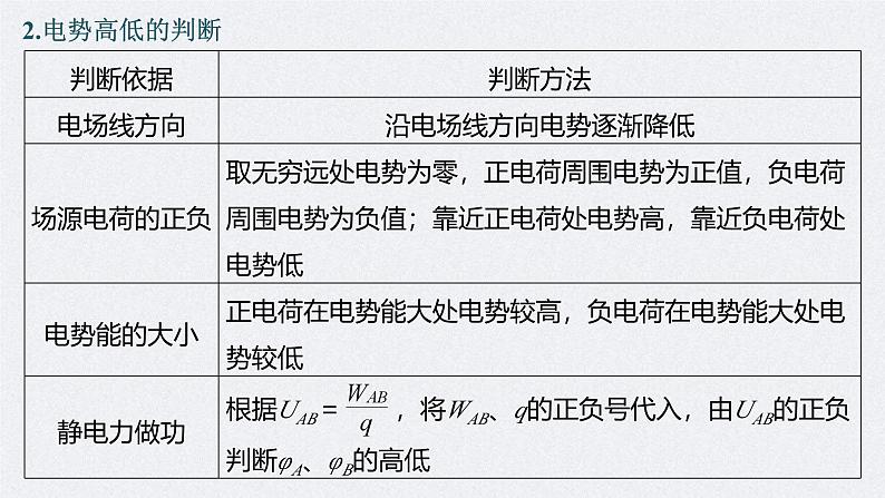 新高考物理二轮复习讲义课件 第1部分 专题3 第8讲 电场(含解析)第8页
