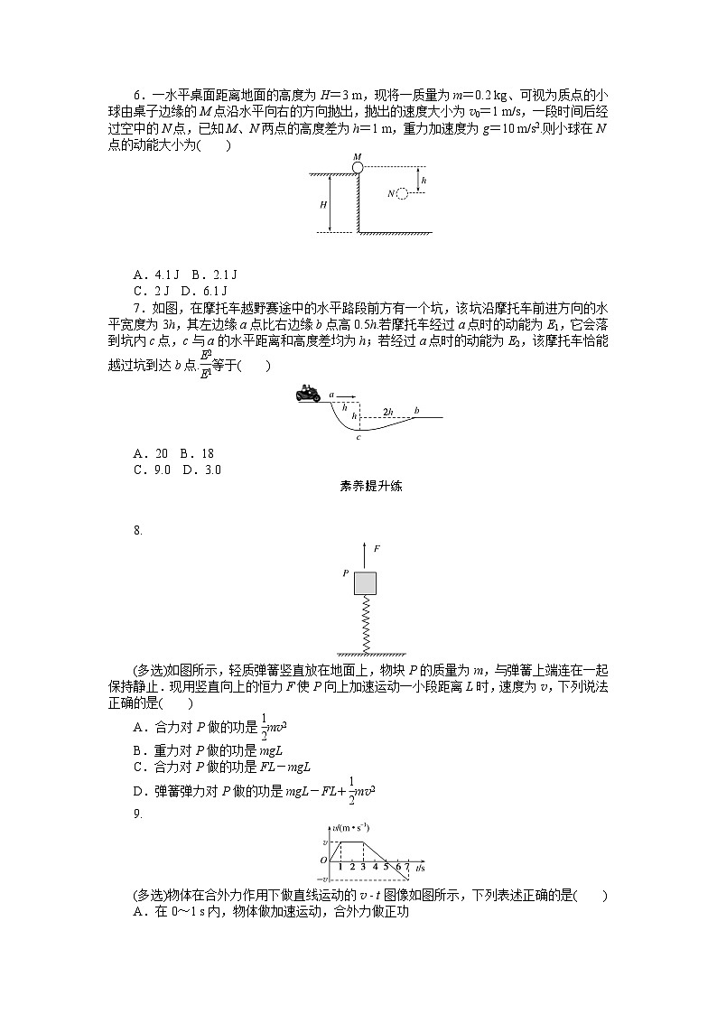 2024—2025高中物理必修2一轮复习课时作业(十四)第2页