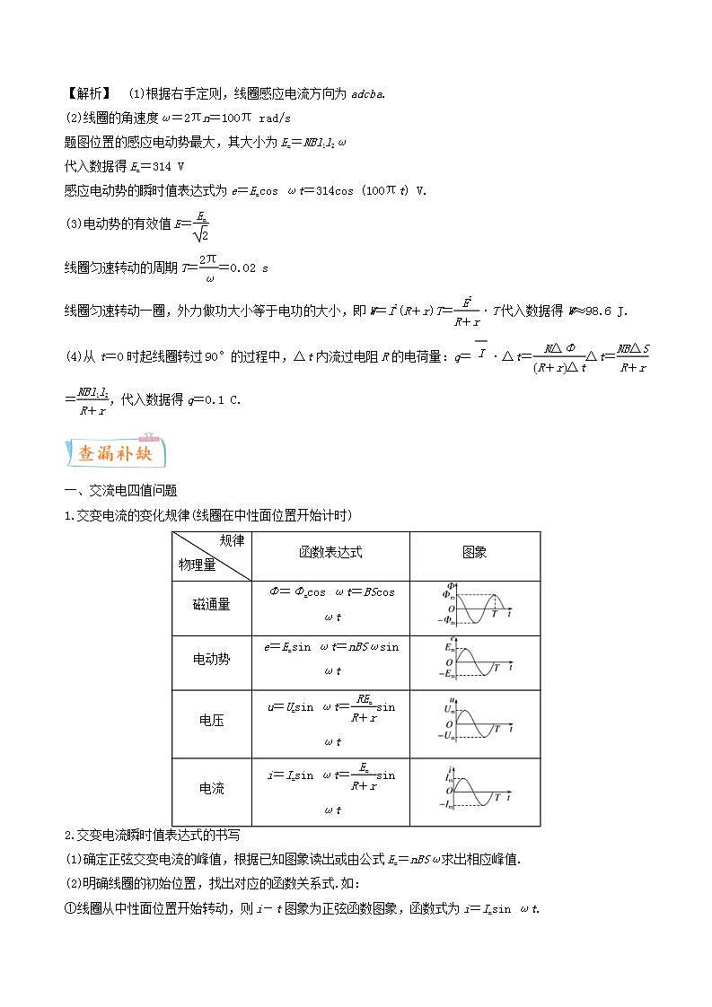 新高考物理一轮复习考点练习考向22 交变电流(含解析)第2页