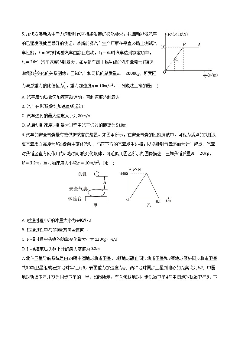 2024-2025学年辽宁省沈阳市东北育才学校高三(上)开学物理试卷(含解析)02