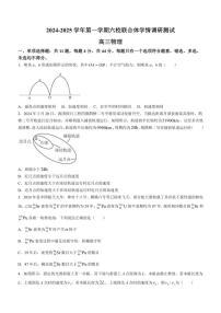 [物理]江蘇省南京市六校聯(lián)合體2024～2025學(xué)年高三上學(xué)期8月學(xué)情調(diào)研測(cè)試試題(有解析)