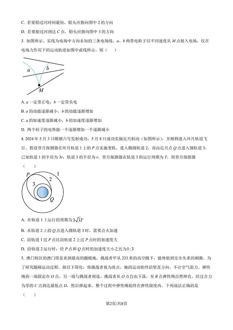 广州市越秀区2024年高二上学期9月开学考试物理试题02