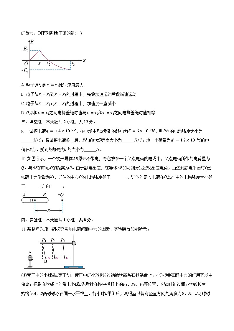 2024-2025学年福建省长汀县第二中学高二(上)月考物理试卷(8月)(含答案)03