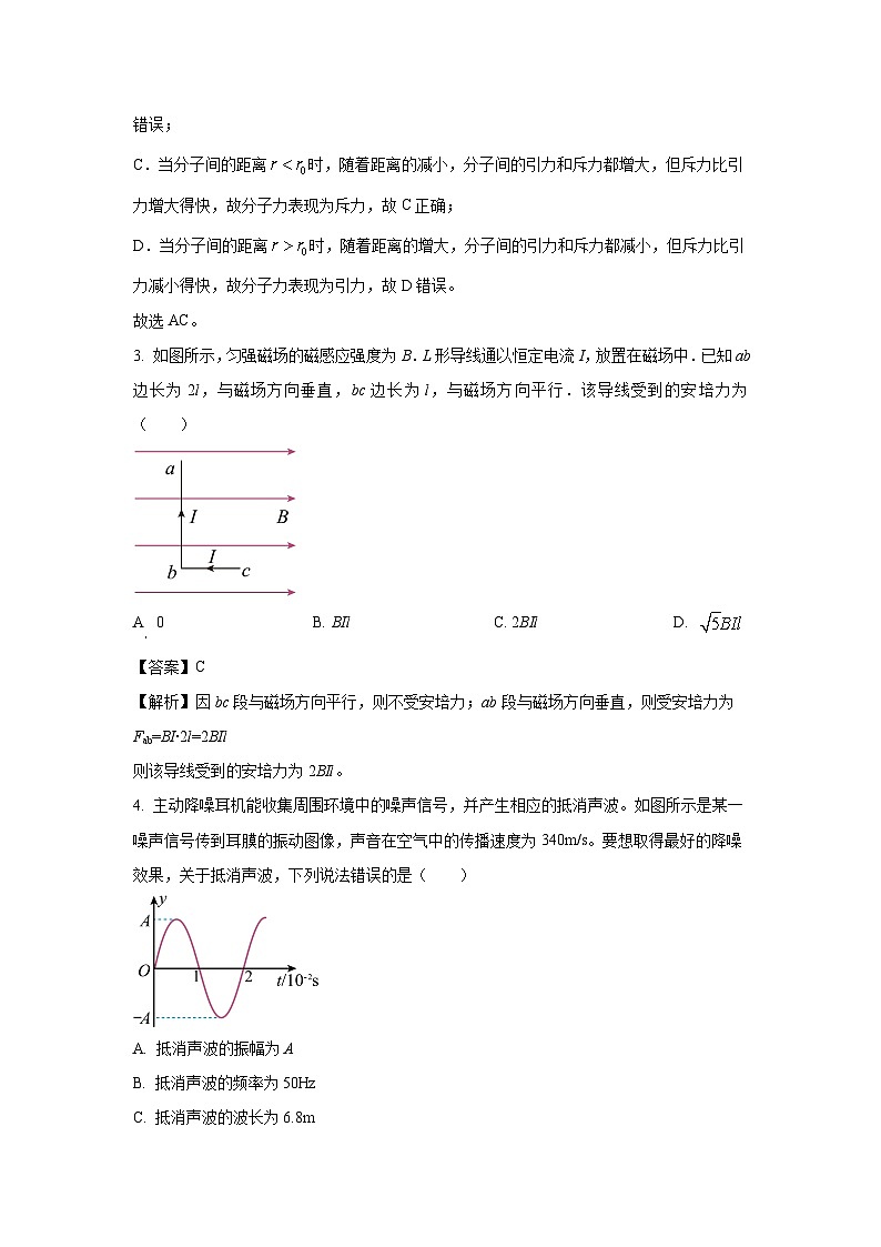 【物理】甘肃省酒泉市2023-2024学年高二下学期7月期末试题(解析版)02