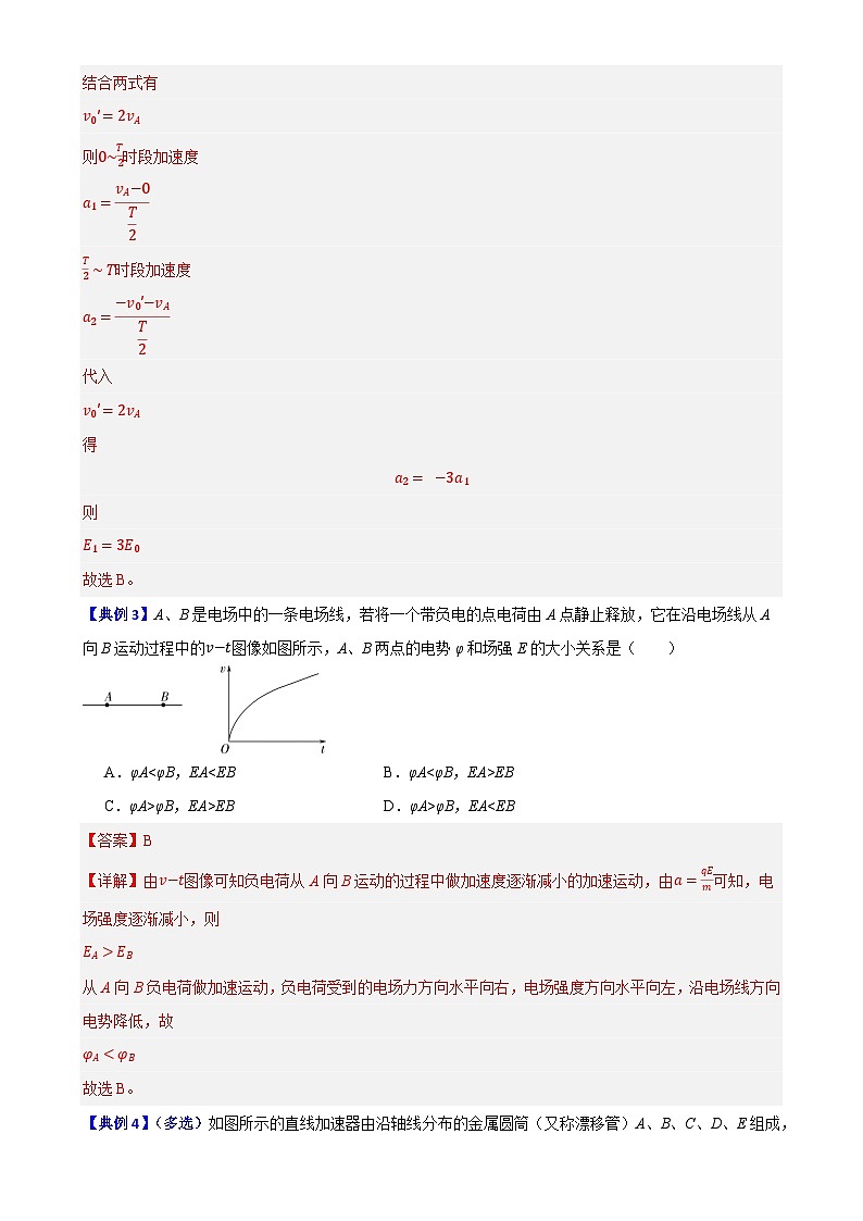10.5 带电粒子在电场中的运动(解析版)第3页