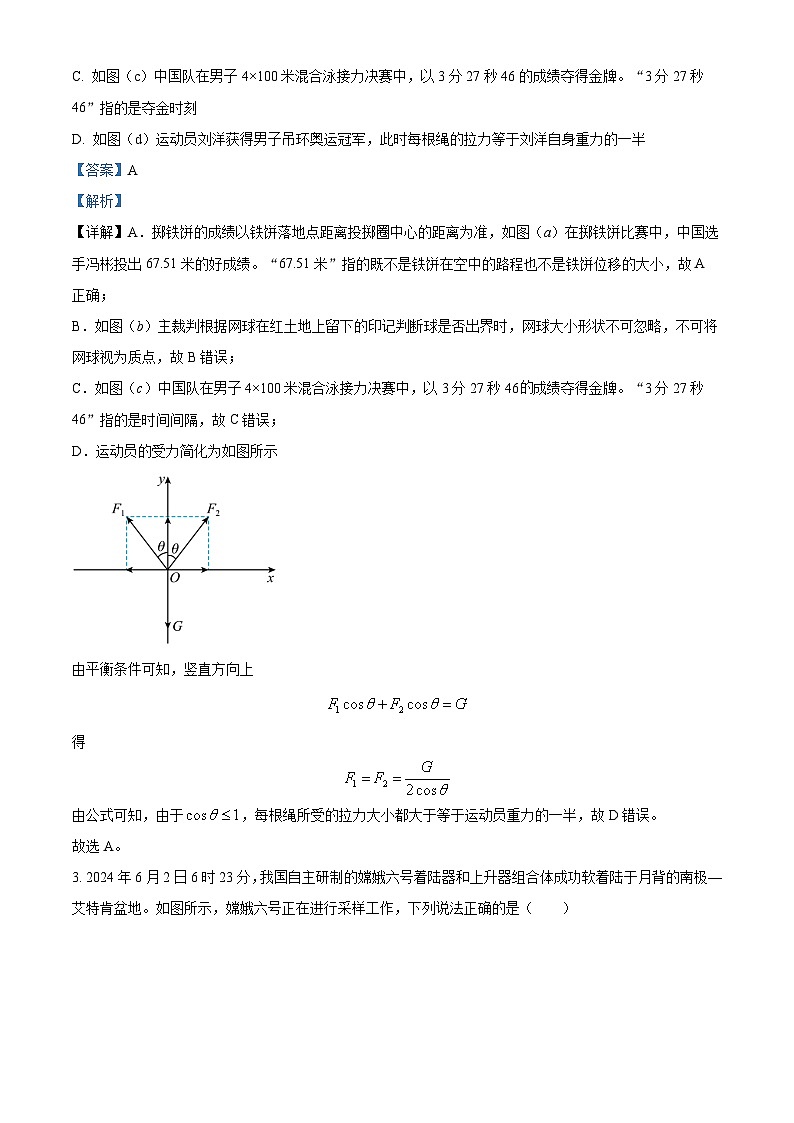 2025届浙江省天域联盟高三上学期一模物理试题 Word版含解析第2页