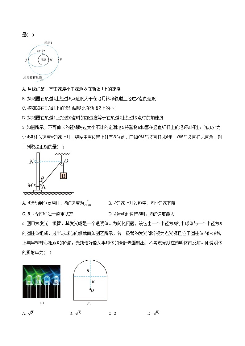 2024-2025学年山西省运城市高三(上)摸底调研物理试卷(含解析)02