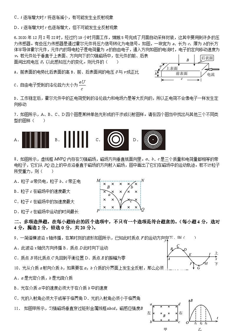 黑龙江省齐齐哈尔市克山县第一中学校2024-2025学年高二上学期期中考试物理试题02