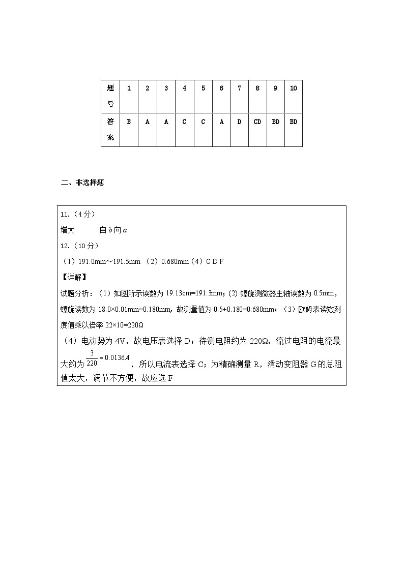 广东省深圳市龙华中学2024-2025学年高二上学期10月期中物理试题01