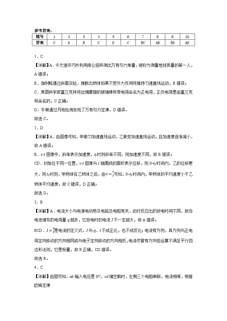物理参考答案(1)第1页