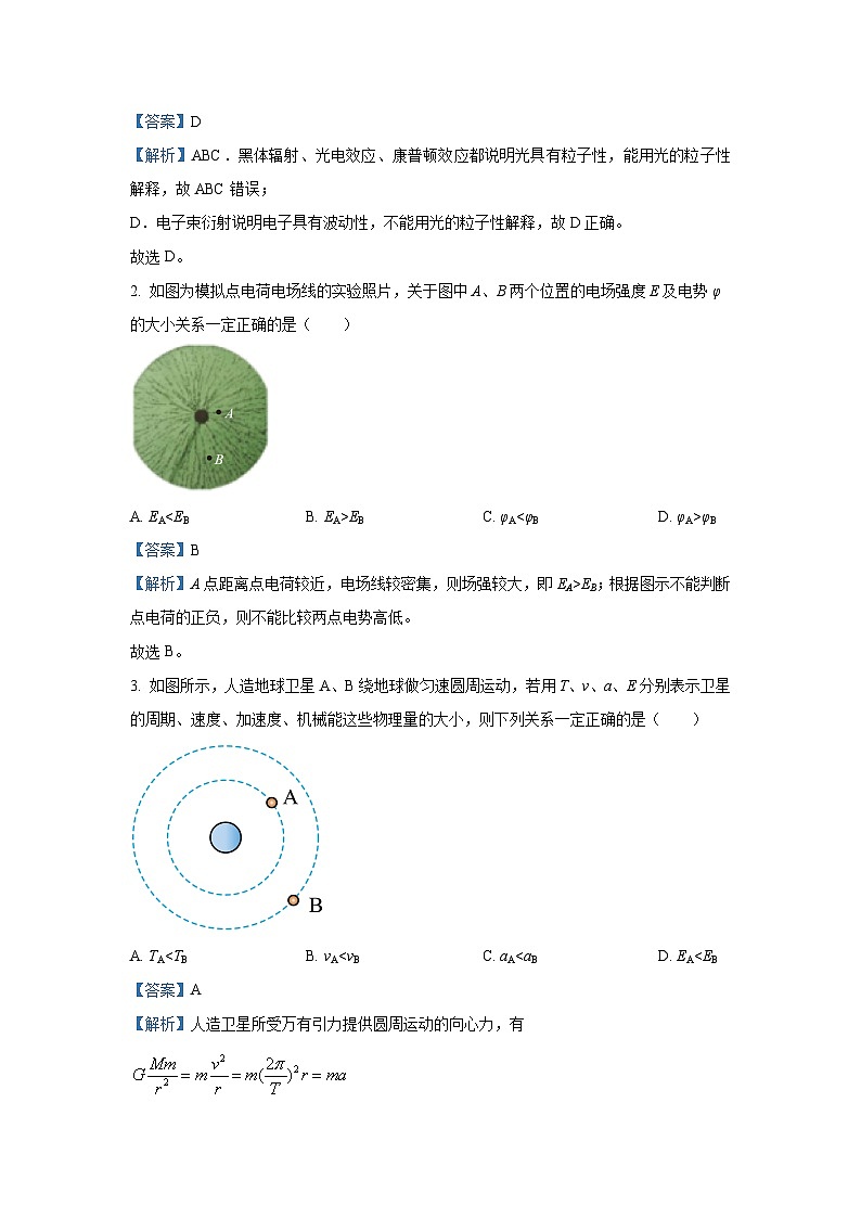 江苏省苏锡常镇四市2024届高三下学期5月二模考试物理试卷(解析版)第2页