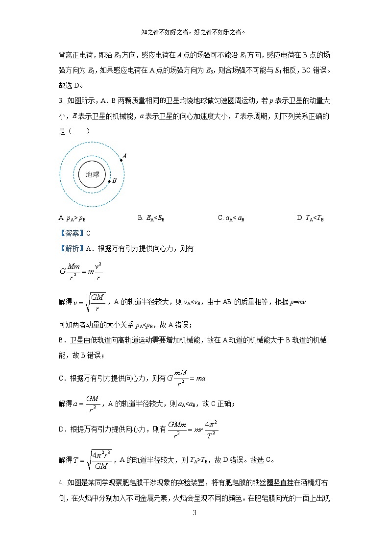 江苏省苏锡常镇四市2023_2024学年高三下学期5月三模补偿训练物理试卷(解析版)03