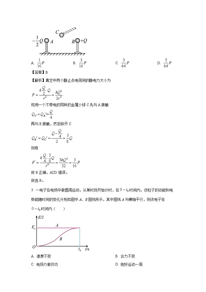 河北省滄州市2024-2025學年高二上學期9月月考物理試卷(解析版)第2頁