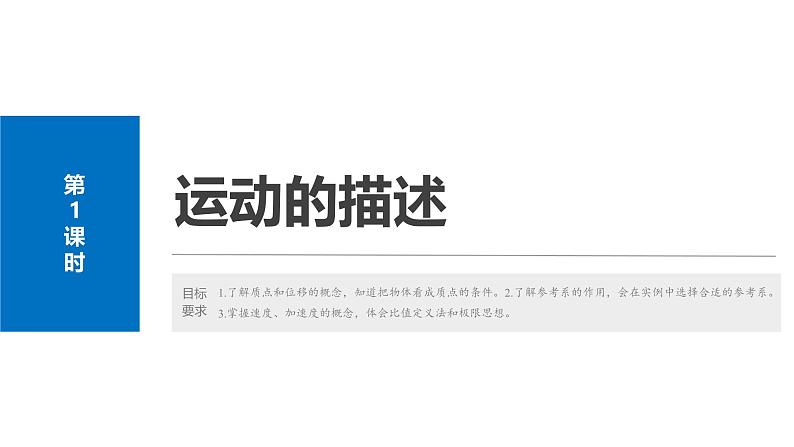 2025高考物理大一轮复习讲义人教版PPT课件运动的描述第4页