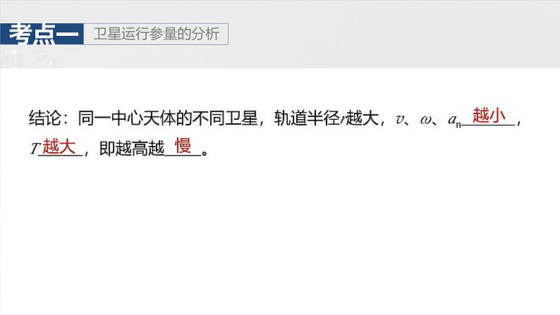 2025高考物理大一轮复习讲义人教版PPT课件人造卫星 宇宙速度06