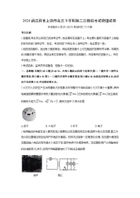 2024届江西省上饶市高三下学期第二次模拟考试物理试卷