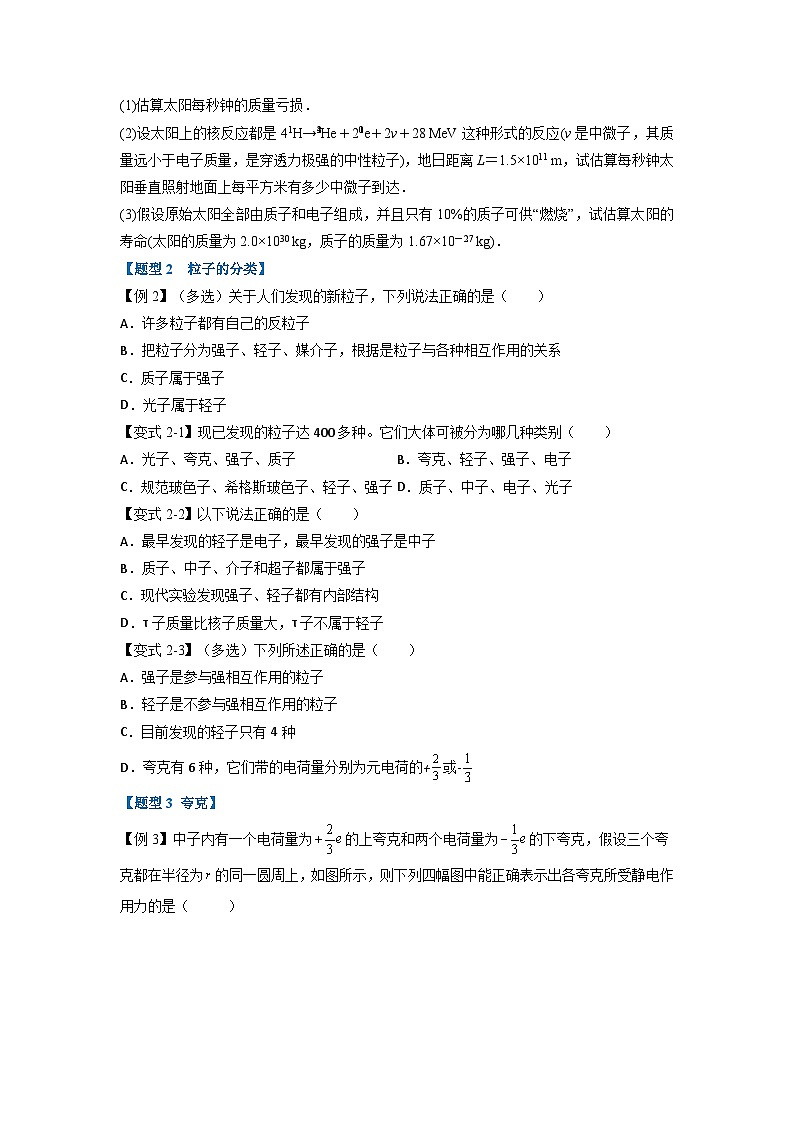 人教版高中物理选择性必修三 同步精讲精练专题5.5 ”基本“粒子 (原卷版)第2页
