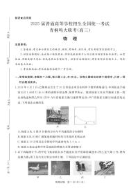 2024年青桐鸣高三上学期10月物理试题